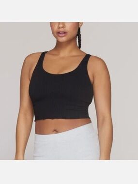 Spiritual Gangster Amor Ribbed Cropped Tank